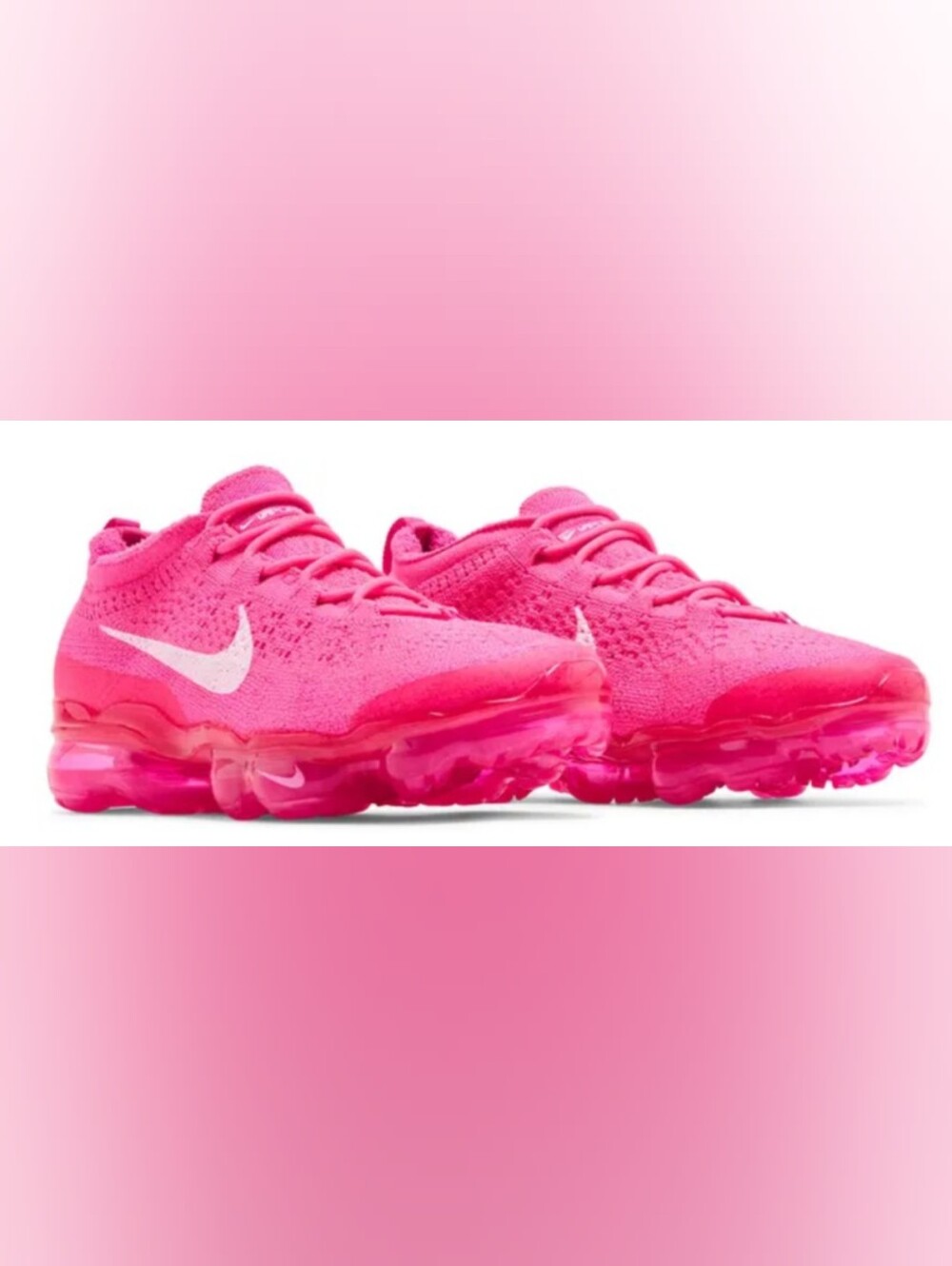 Nike Wmns Air VaporMax 2023 Flyknit 'Hyper Pink' Sneakers 7.5 NWOT MSRP $210